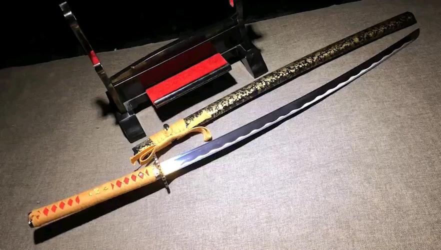 龙泉工艺品烤蓝防锈工艺武士刀