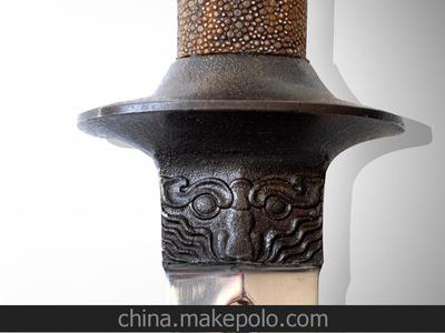 汉威金属 齐剑-一体铁剑(鲨鱼皮)(未开刃工艺品)SCC2295图片,汉威金属 齐剑-一体铁剑(鲨鱼皮)(未开刃工艺品)SCC2295图片大全,大连汉威刀剑制造-